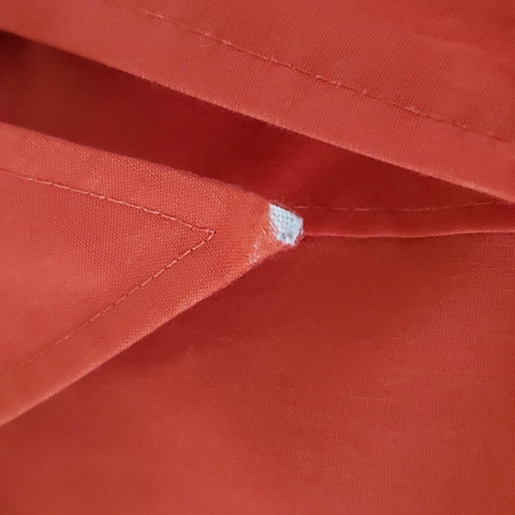 Champion Westerns Vintage Long Sleeve Button-Up Red Shirt Pearlescent Snaps - Picture 6 of 6